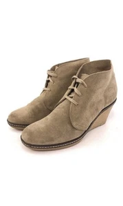 J. Crew MacAlister MADE IN ITALY Stiefeletten Größe 10 hellbraunes Leder - GEREINIGT! - Bild 1 von 10