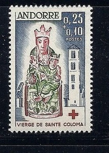 FRENCH ANDORRA 1964 Semi-Postal Scott B1 VF MLH - Picture 1 of 1