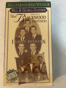 Bill & Gloria Gaither Blackwood Brothers VHS Video Tape Family Reunion - Picture 1 of 3