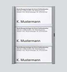 Siedle Vario TM 612-3 SM Tasten-Modul, silber-metallic (200035524-00) - Bild 1 von 1