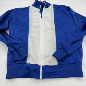 Vintage Campus Le Tigre Jacket blue and white XL - Picture 1 of 4