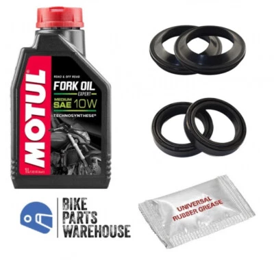 Suzuki GSXR 600 2002 K2 Fork Oil Seal Dust Seal Set Motul Expert Oil Kit - Image 1 of 3