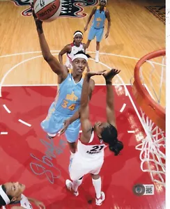 SYLVIA FOWLES signed (CHICAGO SKY) WNBA basketball 8X10 photo BECKETT BF81399 - Picture 1 of 1