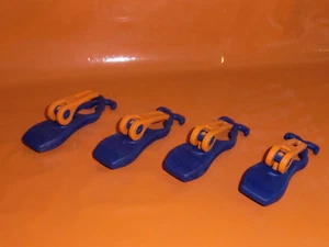 4 x Crocodile Peggy Set Schnellspannklemme Klemme Peggy Peg - Bild 1 von 4