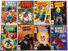Marvel Comics Ghost Rider Lot of 8 Rides Again #1 & 2 1991 #35 Death Race 1979