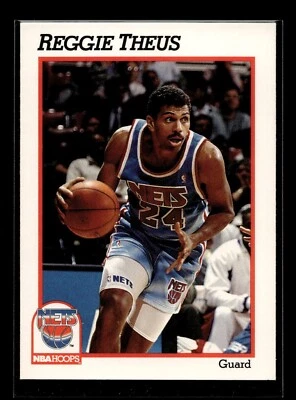 1991-92 NBA Hoops #138 Reggie Theus (NM)(BSK) - Image 1 of 2