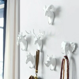 Ganci da parete creativi per animali da appendere vestiti, chiavi, ganci porta veranda da parete decorazione - Foto 1 di 18
