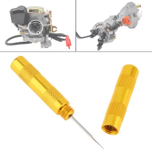 Stainless Steel Carburetor Jet Carbon Dirt Remove Sharp Pick Tool Fit Chainsaw - Picture 1 of 10