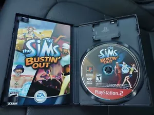 THE SIMS Bustin' Out ~ PlayStation 2 PS2 ~ Complete Disc, Case & Manual CIB EUC - Picture 1 of 4