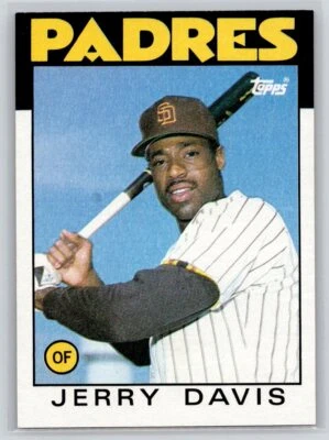 Jerry Davis 1986 Topps #323 San Diego Padres - Image 1 of 2