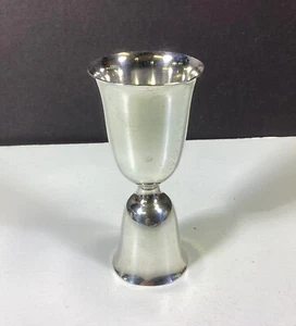 Vintage ~ Web Sterling Silver ~ Double Shot Jigger ~ No Monogram - Picture 1 of 2