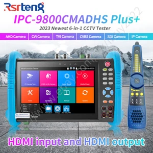 Rsrteng IPC-9800CMADHS Plus+ 7" AHD CVI TVI CVBS SDI DMM CCTV IP Camera Tester - Picture 1 of 10