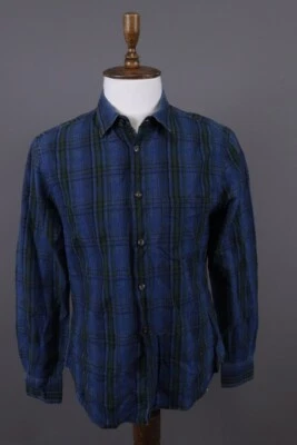 Camisa overshirt Ermanno Scervino Royal denim azul manga longa - Imagem 1 de 4