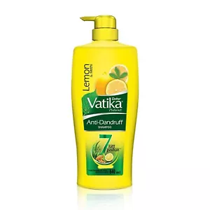 Dabur Vatika Anti Dandruff Shampoo, with Lemon & Methi 640 ml - Picture 1 of 3