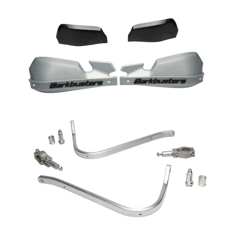 Kit de guardamanos y ajuste Barkbuster VPS plateado Yamaha TT-R230 2016-2024 Foto 1 de 4
