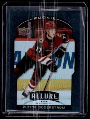 2020-21 Upper Deck Allure Rookie Black Rainbow Victor Soderstrom Rookie #90 - Image 1 of 2
