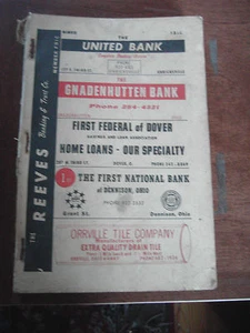 Robinson's Rural Directory 1968 Tuscarawas County Ohio Dover New Philadelphia - Picture 1 of 2