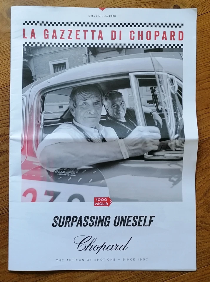 La Gazzetta di Chopard Uhr Mille Miglia Story-Katalog History Catalog - Image 1 of 1