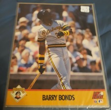 1991 Impel Line Drive Barry Bonds Action Photo Pittsburgh Pirates NBO In Plastic
