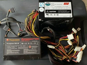 Fuentes de alimentación Cooler Master RP-650-PCAR 650W y Thermaltake Purepower 600 AP - Imagen 1 de 5