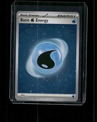 SV01: Scarlet & Violet Base Set #003 Basic Water Energy (Cosmos Holo) - Image 1 of 2