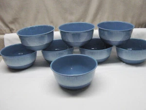 8 TOMMY BAHAMA BELLINGHAM BLUE DEEP SOUP CEREAL BOWLS - Picture 1 of 5