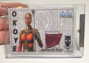 Marvel Pantera Negra Okoye Disfraz Tarjeta de utilería Reliquia Wankada Forever MCU ÚNICO 🔥 - Imagen 1 de 9