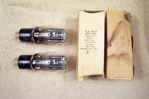 2, NEU, RCA USN CRC 2A3, Dual D-Getter, Militär, schwarze Platte, passendes Paar #2 - Bild 1 von 8