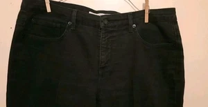 Jones New York Womens Black Jeans (Gramercy Curvy)Size 18W - Picture 1 of 10
