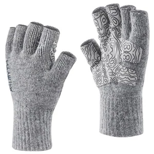Wool Fingerless Fishing Gloves - Warm for Men & Women: Cold Weather Fly Fishing - Picture 1 of 6