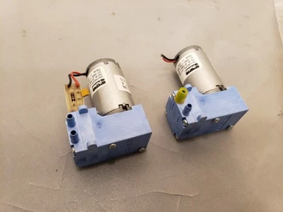 QTY=2 Hargraves Parker Miniature Diaphragm Pumps H037E-21-01 - Image 1 of 4
