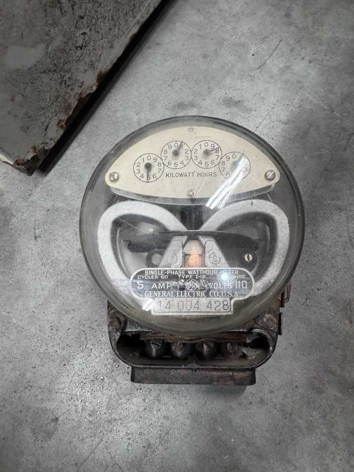 General Electric Single Phase Watt Hour Meter - Image 1 of 3