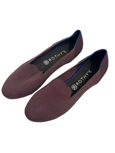 Mocasines planos ROTHY'S púrpura ciruela talla 11 usados en excelente estado - Imagen 1 de 4