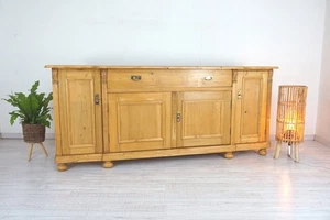 schöne große Kommode im Jugendstil, 204 cm breit, in Weichholz, Antik-Lux - Bild 1 von 12