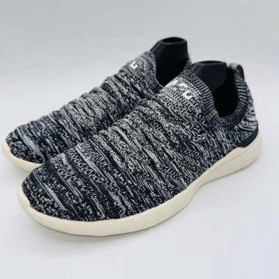 Tenis APL TechLoom Wave para mujer talla 8,5 negro blanco tejido elástico Foto 1 de 4