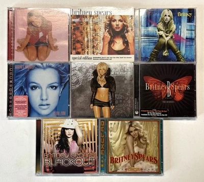 8x Britney Spears CD Lot (Baby One More Time, In The Zone, Circus, B In The Mix) Foto 1 de 3