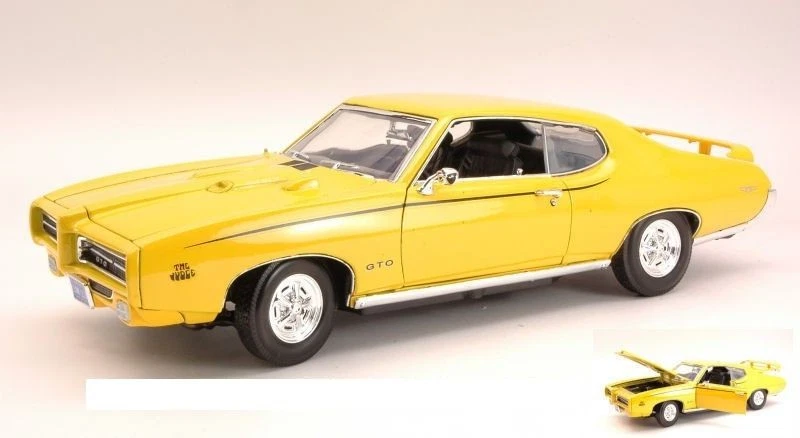 Motormax MTM73133Y PONTIAC GTO JUDGE 1969 YELLOW 1:18 Modellino - Immagine 1 di 1