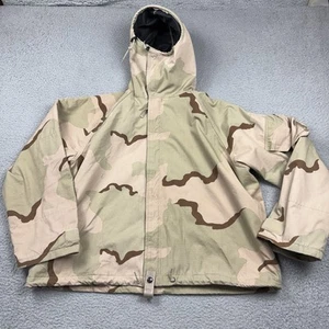 Military Jacket Mens Large Desert Camo Chemical Protective Nfr - Picture 1 of 13