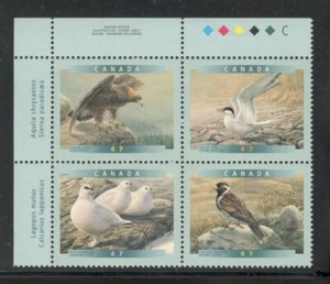 CANADA - BIRDS - BLOCK OF 4 - #1889A - MNH - YR 2001 - Picture 1 of 1