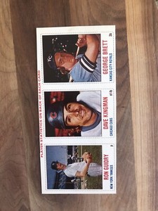 1978 HOSTESS PANEL #25-27 GEORGE BRETT HOF KC ROYALS— SUPER TOUGH💥*** (wph)