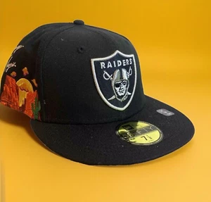 New Era Las Vegas Raiders Fitted Hat Gr. 7 1/8 NFL Greetings From Las Vegas - Bild 1 von 8