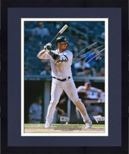 Framed Gleyber Torres New York Yankees Signed 8" x 10" Hitting Photo