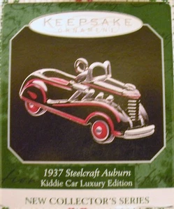 Hallmark 1998 adorno en miniatura - 1937 Steelcraft Auburn - usado - Imagen 1 de 3