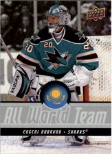 2008-09 Upper Deck All-World Team #AWT19 Evgeni Nabokov SP 