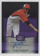 2012 Leaf Metal Draft Purple /25 Tyler Gonzales #BA-TG1 Auto