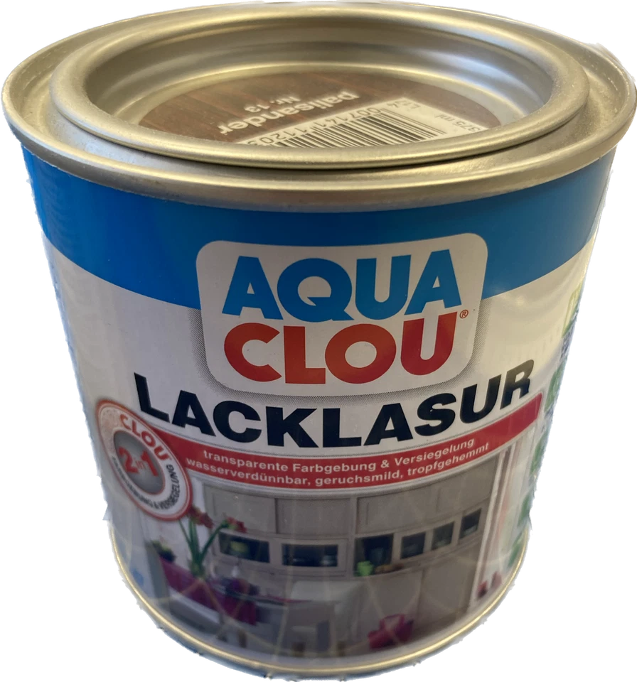 Clou L17 Aqua Combi Lacklasur Holzlack Möbellack Innenbereich - Bild 1 von 1