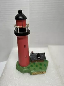 Forever Beautiful Faro Cabo Mirador Estatuilla Madera 6.5" Alto 4.5" Largo - Imagen 1 de 7