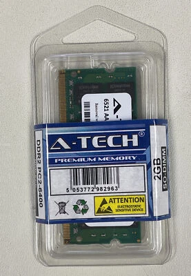 A-Tech 2GB PC2-6400 Laptop SODIMM DDR2 Notebook Memory RAM 1x 2GB Module - Image 1 of 3