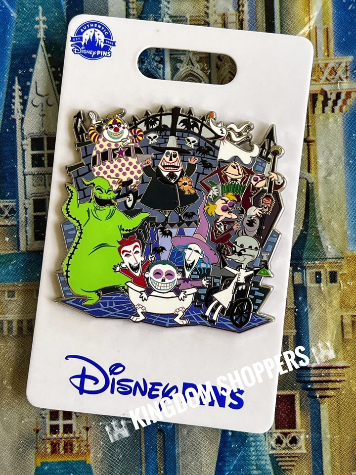 Parques Disney Pesadilla antes de Navidad Familia Racimo Pin Bloqueo Choque Oogie OE Foto 1 de 1