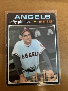 1971 Topps #279 Lefty Phillips California Angels Baseball Card